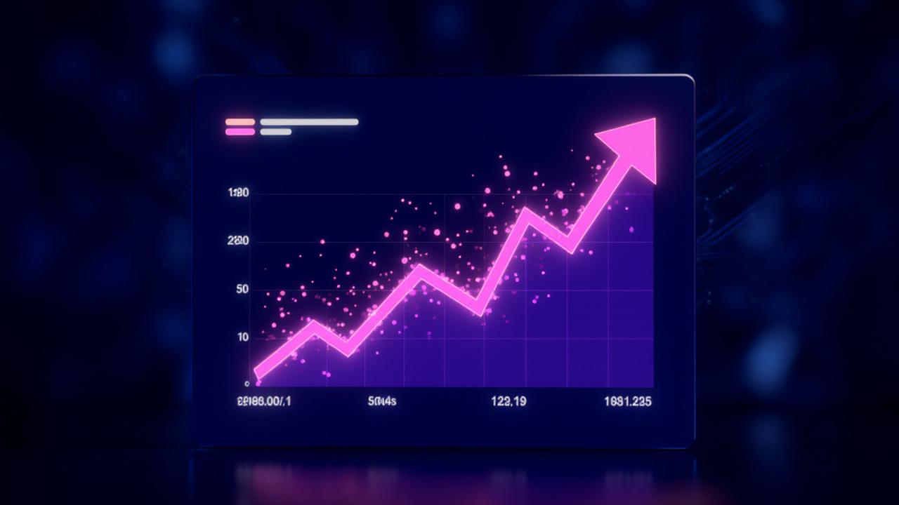 Advanced MRR forecasting dashboard showing predictive growth